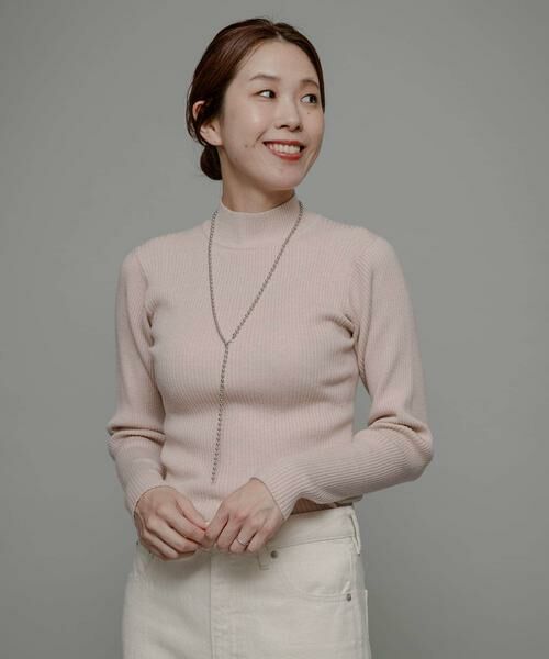 Sonny Label / サニーレーベル ニット・セーター | ウォッシャブルリブハイネックニットプルオーバー | 詳細5