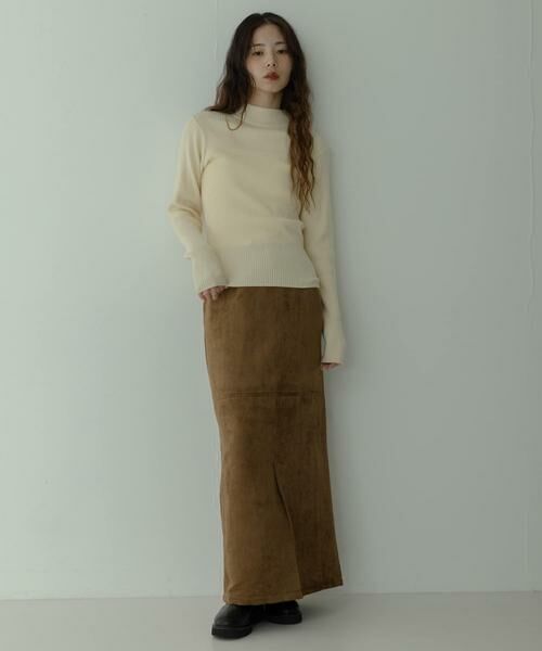 Sonny Label / サニーレーベル ニット・セーター | ウォッシャブルリブハイネックニットプルオーバー | 詳細11