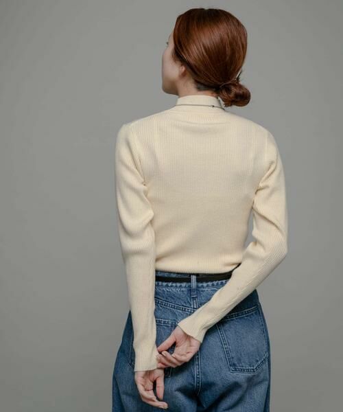 Sonny Label / サニーレーベル ニット・セーター | ウォッシャブルリブハイネックニットプルオーバー | 詳細14
