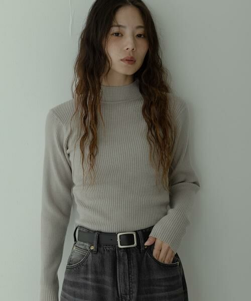 Sonny Label / サニーレーベル ニット・セーター | ウォッシャブルリブハイネックニットプルオーバー | 詳細30