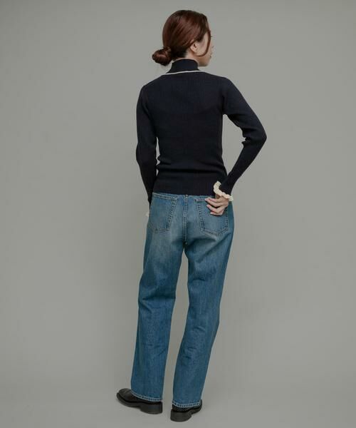 Sonny Label / サニーレーベル ニット・セーター | 袖口フリルハイネックプルオーバー | 詳細16