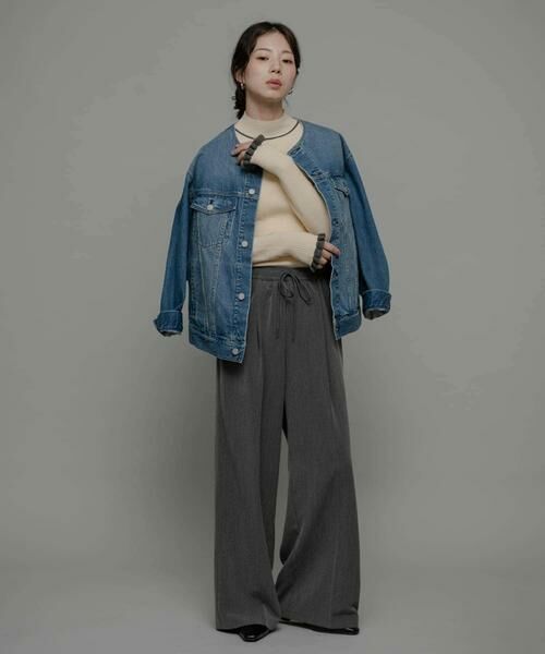 Sonny Label / サニーレーベル ニット・セーター | 袖口フリルハイネックプルオーバー | 詳細11