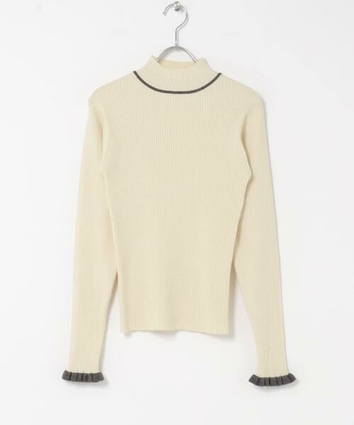 Sonny Label / サニーレーベル ニット・セーター | 袖口フリルハイネックプルオーバー | 詳細17