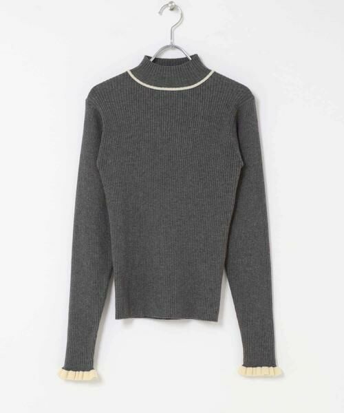 Sonny Label / サニーレーベル ニット・セーター | 袖口フリルハイネックプルオーバー | 詳細25