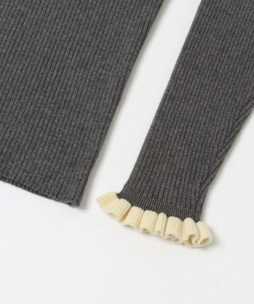 Sonny Label / サニーレーベル ニット・セーター | 袖口フリルハイネックプルオーバー | 詳細26