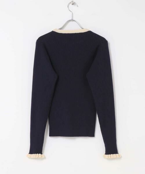Sonny Label / サニーレーベル ニット・セーター | 『洗濯可』袖口フリルクルーネックプルオーバー | 詳細21