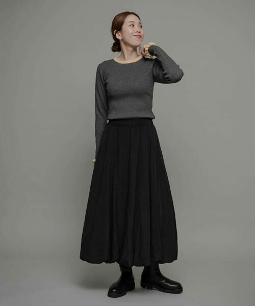 Sonny Label / サニーレーベル ニット・セーター | 『洗濯可』袖口フリルクルーネックプルオーバー | 詳細30