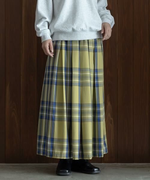 Sonny Label / サニーレーベル スカート | タックチェックイージースカート | 詳細1