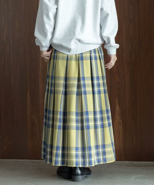Sonny Label / サニーレーベル スカート | タックチェックイージースカート | 詳細3