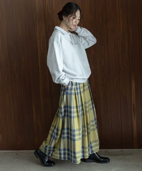 Sonny Label / サニーレーベル スカート | タックチェックイージースカート | 詳細6