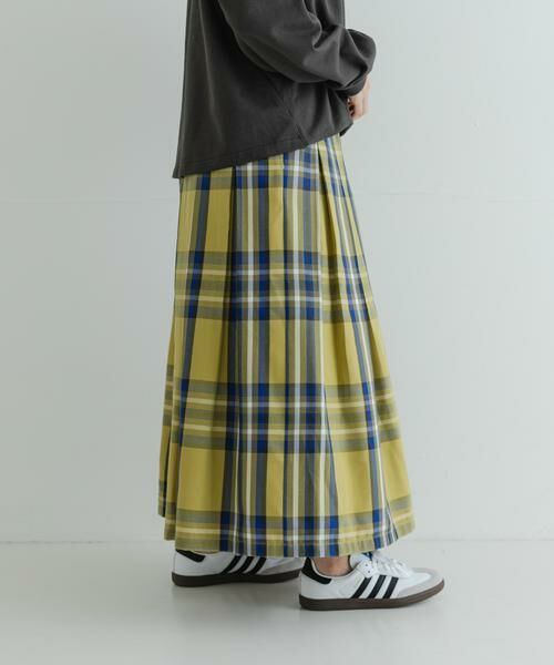 Sonny Label / サニーレーベル スカート | タックチェックイージースカート | 詳細8