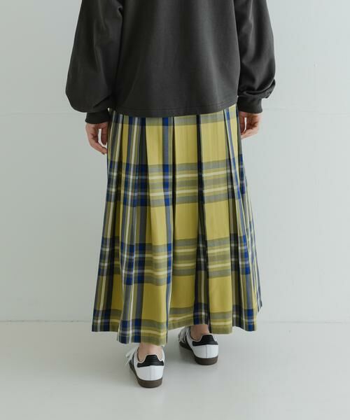 Sonny Label / サニーレーベル スカート | タックチェックイージースカート | 詳細9