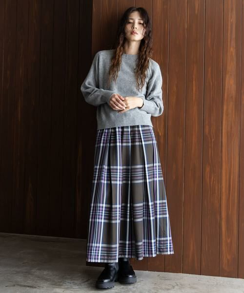 Sonny Label / サニーレーベル スカート | タックチェックイージースカート | 詳細24