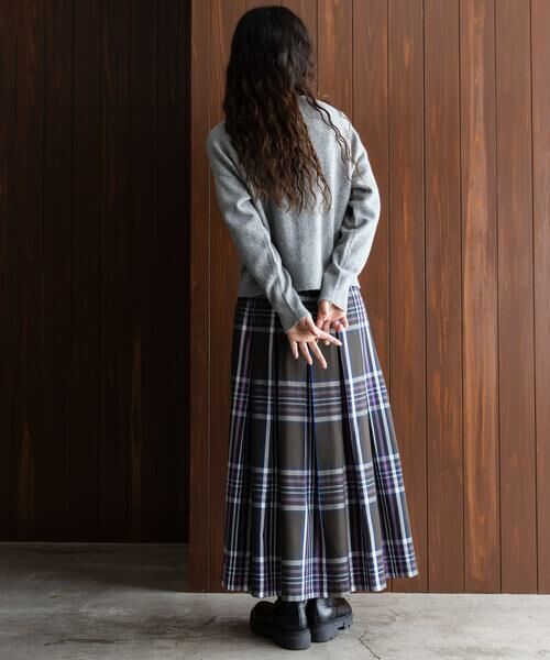 Sonny Label / サニーレーベル スカート | タックチェックイージースカート | 詳細26