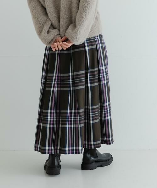 Sonny Label / サニーレーベル スカート | タックチェックイージースカート | 詳細28