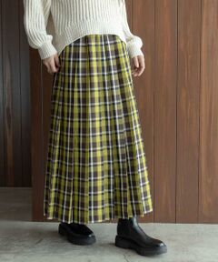 Sonny Label / サニーレーベル スカート | チェックプリーツイージースカート