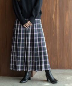 Sonny Label / サニーレーベル スカート | チェックプリーツイージースカート
