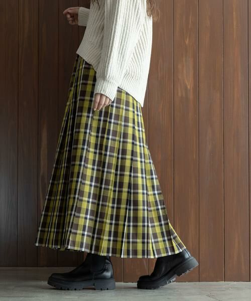 Sonny Label / サニーレーベル スカート | チェックプリーツイージースカート | 詳細2