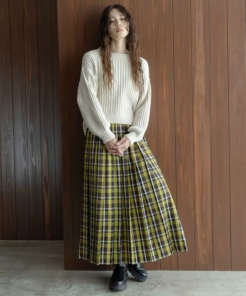 Sonny Label / サニーレーベル スカート | チェックプリーツイージースカート | 詳細5
