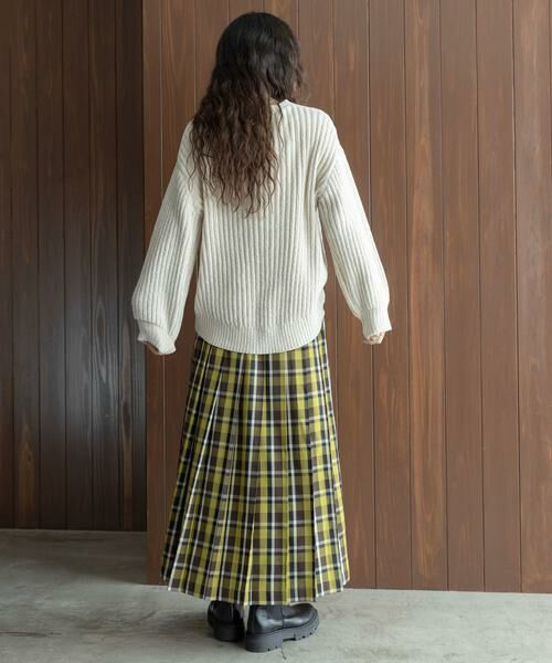 Sonny Label / サニーレーベル スカート | チェックプリーツイージースカート | 詳細7