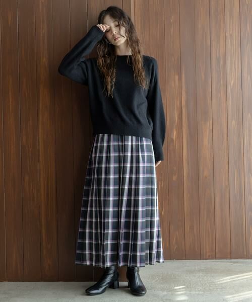 Sonny Label / サニーレーベル スカート | チェックプリーツイージースカート | 詳細19