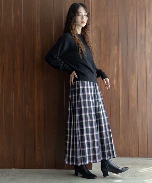 Sonny Label / サニーレーベル スカート | チェックプリーツイージースカート | 詳細20