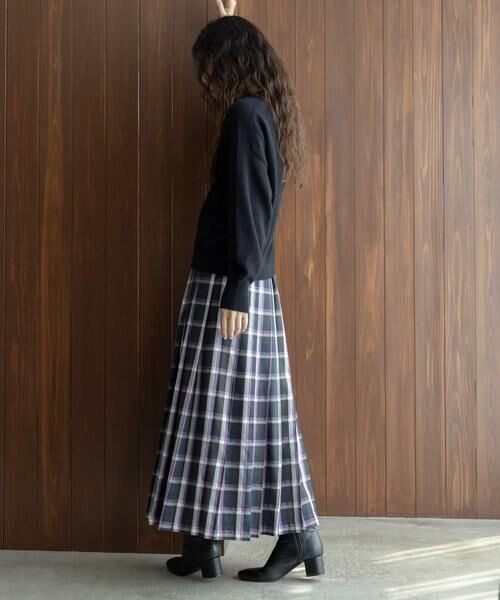Sonny Label / サニーレーベル スカート | チェックプリーツイージースカート | 詳細21