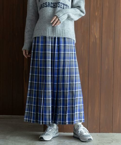 Sonny Label / サニーレーベル スカート | チェックプリーツイージースカート | 詳細24