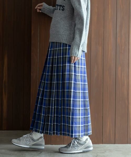 Sonny Label / サニーレーベル スカート | チェックプリーツイージースカート | 詳細25