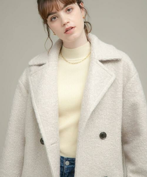 Sonny Label / サニーレーベル その他アウター | ウールライクカーリーシャギーコクーンコート | 詳細1
