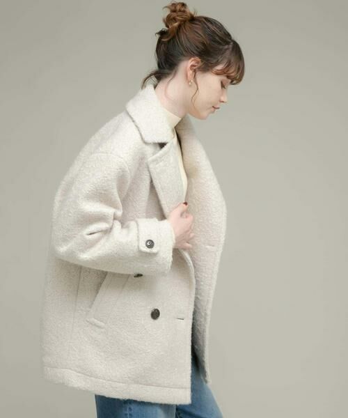 Sonny Label / サニーレーベル その他アウター | ウールライクカーリーシャギーコクーンコート | 詳細3