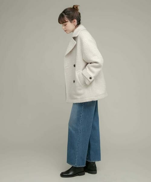 Sonny Label / サニーレーベル その他アウター | ウールライクカーリーシャギーコクーンコート | 詳細6