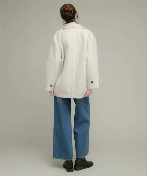 Sonny Label / サニーレーベル その他アウター | ウールライクカーリーシャギーコクーンコート | 詳細7