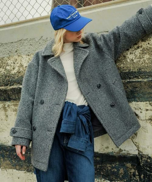 Sonny Label / サニーレーベル その他アウター | ウールライクカーリーシャギーコクーンコート | 詳細14