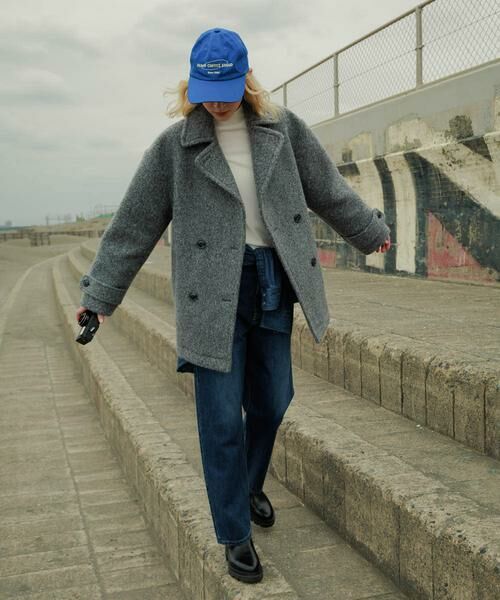 Sonny Label / サニーレーベル その他アウター | ウールライクカーリーシャギーコクーンコート | 詳細15