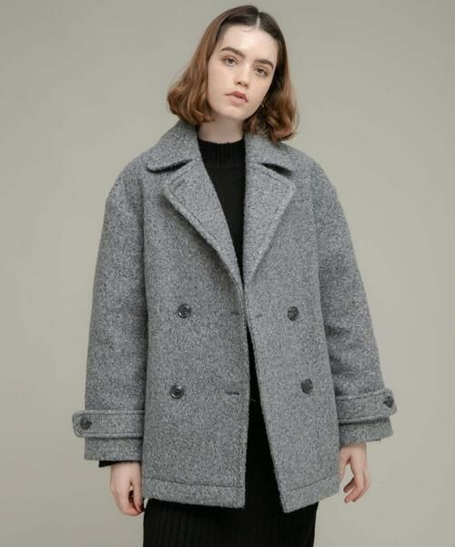 Sonny Label / サニーレーベル その他アウター | ウールライクカーリーシャギーコクーンコート | 詳細16