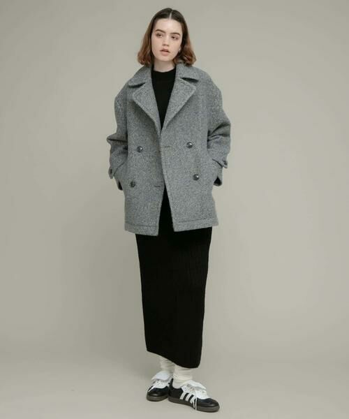 Sonny Label / サニーレーベル その他アウター | ウールライクカーリーシャギーコクーンコート | 詳細18