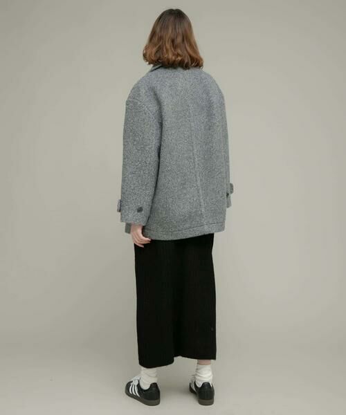 Sonny Label / サニーレーベル その他アウター | ウールライクカーリーシャギーコクーンコート | 詳細19