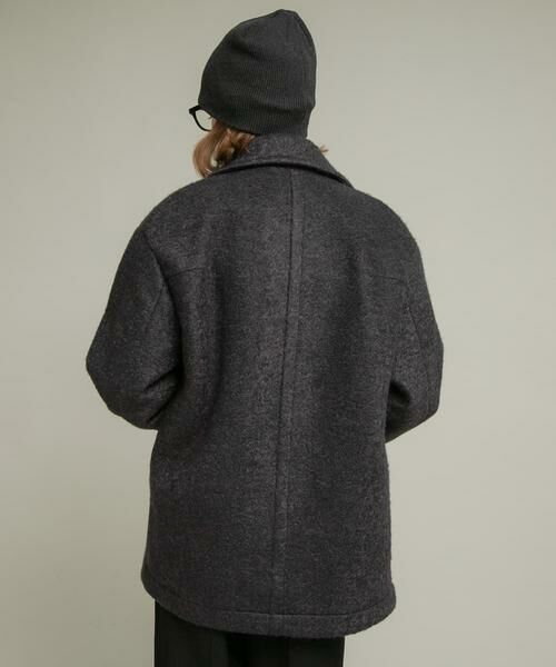 Sonny Label / サニーレーベル その他アウター | ウールライクカーリーシャギーコクーンコート | 詳細27