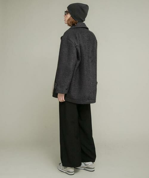 Sonny Label / サニーレーベル その他アウター | ウールライクカーリーシャギーコクーンコート | 詳細30