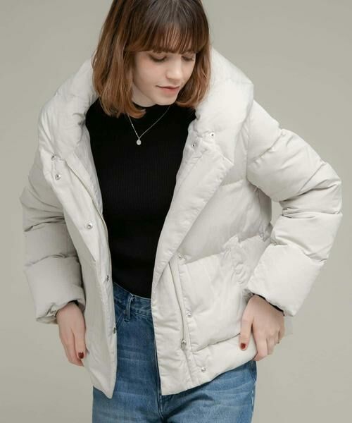 Sonny Label / サニーレーベル ダウンジャケット・ベスト | 『WEB限定』撥水ショールカラーミディコート | 詳細22