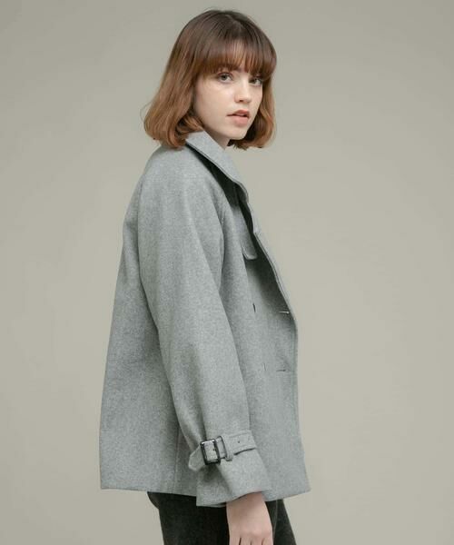 Sonny Label / サニーレーベル その他アウター | メルトンジャージースタンドカラーコート | 詳細3