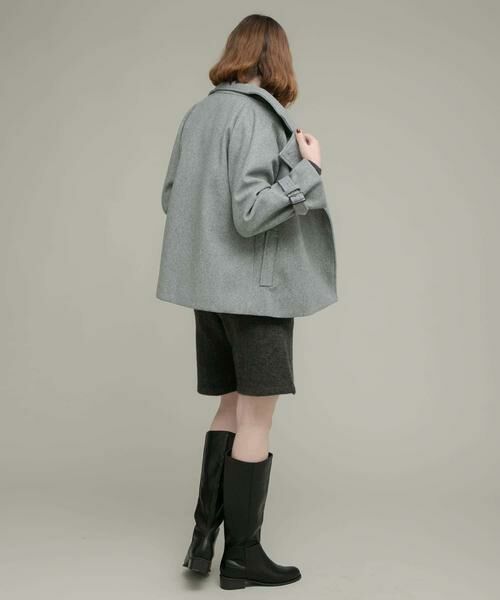 Sonny Label / サニーレーベル その他アウター | メルトンジャージースタンドカラーコート | 詳細7