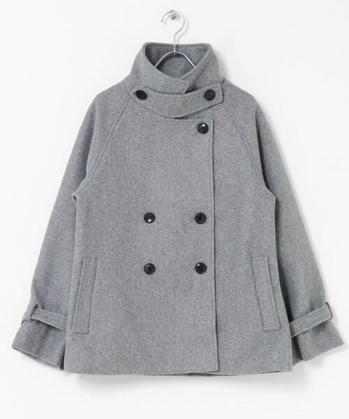 Sonny Label / サニーレーベル その他アウター | メルトンジャージースタンドカラーコート | 詳細8