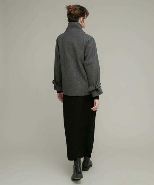 Sonny Label / サニーレーベル その他アウター | メルトンジャージースタンドカラーコート | 詳細17