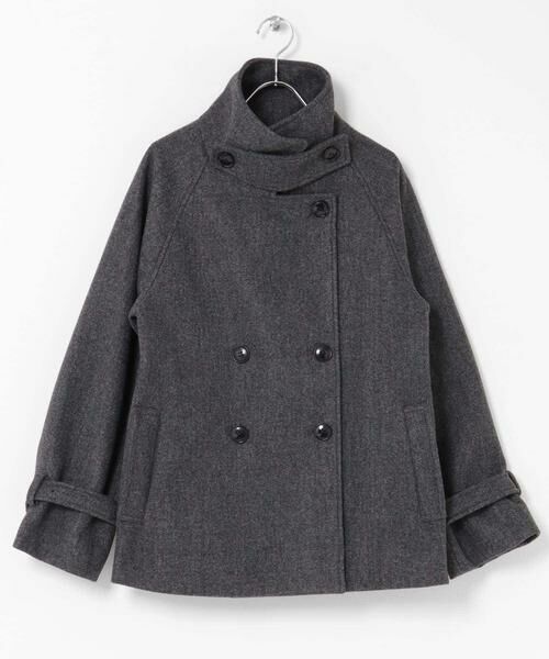 Sonny Label / サニーレーベル その他アウター | メルトンジャージースタンドカラーコート | 詳細18