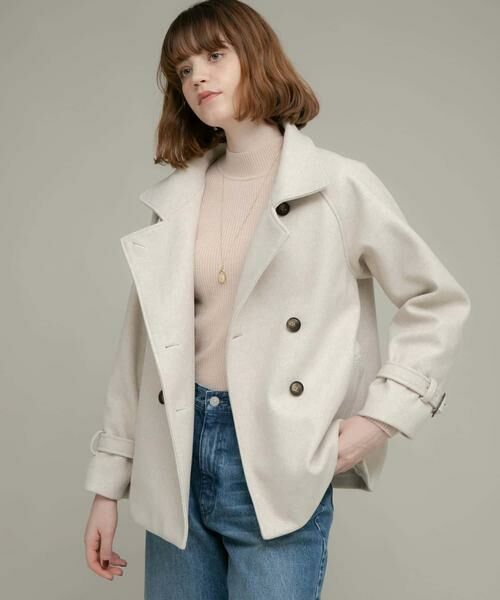 Sonny Label / サニーレーベル その他アウター | メルトンジャージースタンドカラーコート | 詳細20