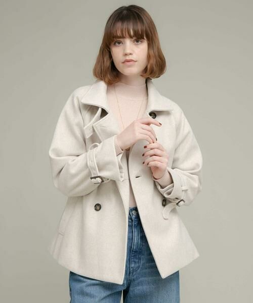 Sonny Label / サニーレーベル その他アウター | メルトンジャージースタンドカラーコート | 詳細21