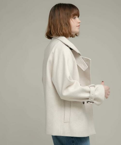 Sonny Label / サニーレーベル その他アウター | メルトンジャージースタンドカラーコート | 詳細23