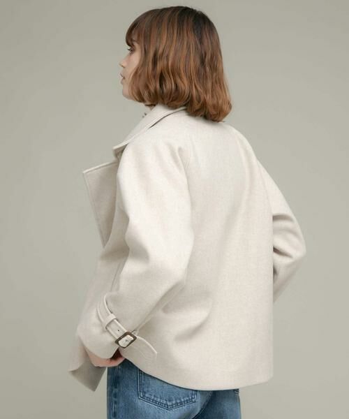 Sonny Label / サニーレーベル その他アウター | メルトンジャージースタンドカラーコート | 詳細24